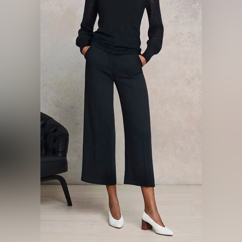 The Fold black Le Marais tailored culottes